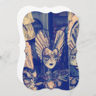 Venetiaans carnavalmasker Kaart