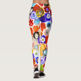 VENETIAANS FLORAGLAS LEGGINGS