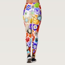 VENETIAANS FLORAGLAS LEGGINGS