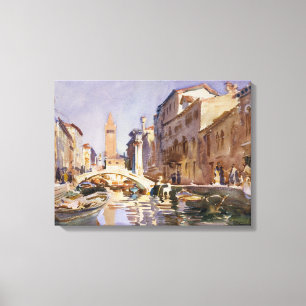 Venetiaans kanaal canvas afdruk