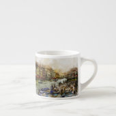 Venetiaans kanaal scène espresso kop (Rechts)