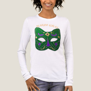 Venetiaans kattenmasker Mardi Gras T-shirt