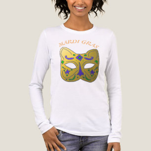 Venetiaans kattenmasker Mardi Gras Tri-Blend Shirt