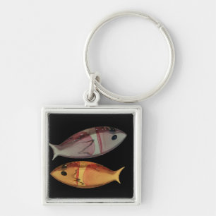 Venetiaans Murano Glas Vis Sleutelhanger