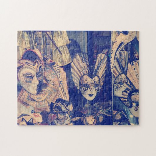  Venetiaanse carnavalmaskers Legpuzzel (Horizontaal)