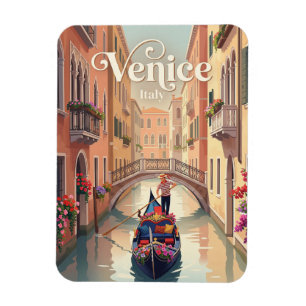 Venetiaanse gondeltocht Italië Magneet