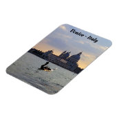 Venetiaanse gondola bij zonsondergang magneet (Linkerzijde)