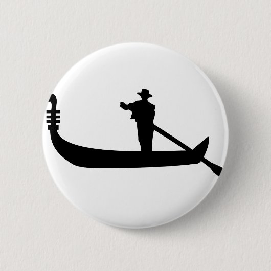 venetiaanse gondola ronde button 5,7 cm (Voorkant)