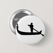 venetiaanse gondola ronde button 5,7 cm (Voorkant /achterkant)