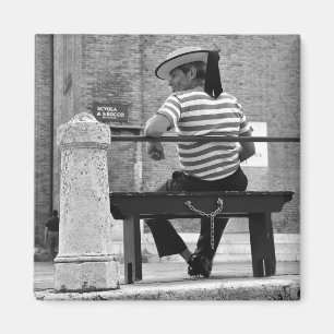 Venetiaanse Gondolier Magnet Magneet