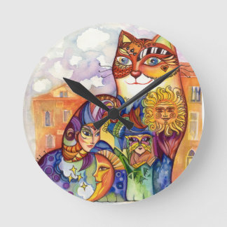 Venetiaanse kat ronde klok