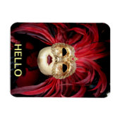 Venetiaanse Masker Magneet (Horizontaal)