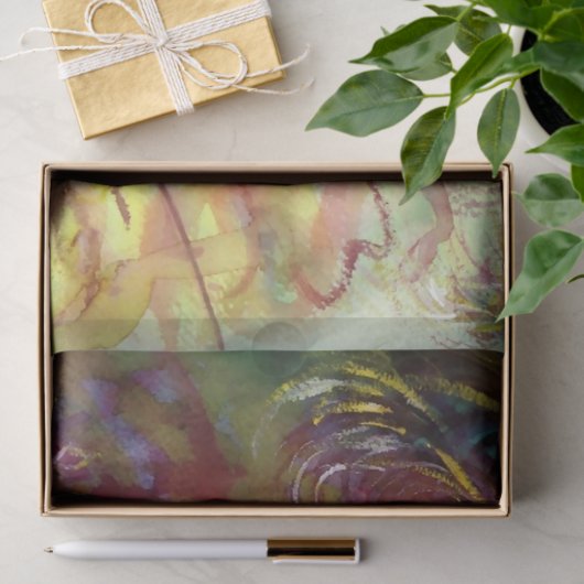 VENETIAANSE MASKERADE / HARLEKIJN VIOOLSPELER TISSUEPAPIER (Geschenk)