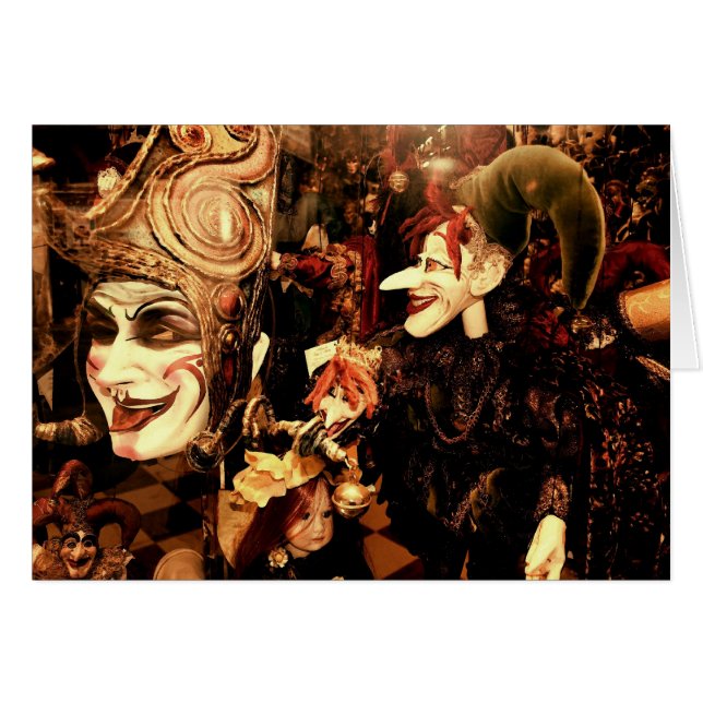 Venetiaanse maskers (Voorkant Horizontaal)