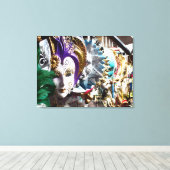 Venetiaanse maskers 1 Canvas Afdrukken (Insitu (Houten vloer))