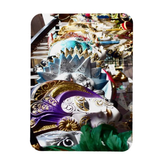 Venetiaanse maskers 1 magneet (Verticaal)
