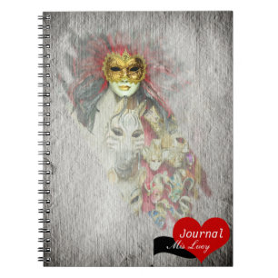 Venetiaanse maskers Artwork No.1 (notebook) Notitieboek