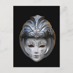 Venetiaanse maskers briefkaart