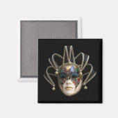 Venetiaanse maskers magneet (Voorkant / Achterkant)