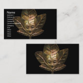 Venetiaanse maskers Visitekaartje (Voorkant / Achterkant)