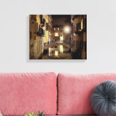 VENETIAANSE NOCTURNE Kleine stretched canvas Print (Insitu (Woonkamer))