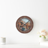 Venetiaanse waterweg ronde klok (Huis)