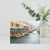 Venetian Cafes Briefkaart (Staand voorkant)