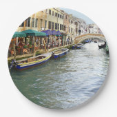 Venetian Cafes Papieren Bordje (Voorkant)