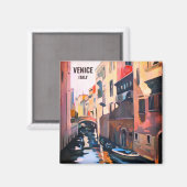 Venetian Canal Magnet Magneet (Voorkant / Achterkant)