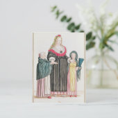 Venetian Courtesan Briefkaart (Staand voorkant)