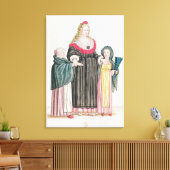 Venetian Courtesan Canvas Afdruk (Insitu (Woonkamer))