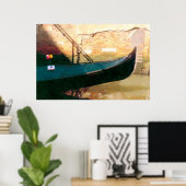 Venetian Gondola Poster (Thuiskantoor)