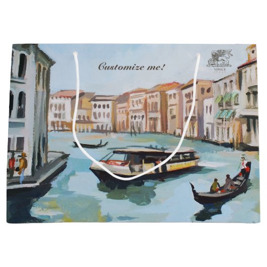 Venetian Gondolas en Vaporetto Groot Cadeauzakje (Voorkant)