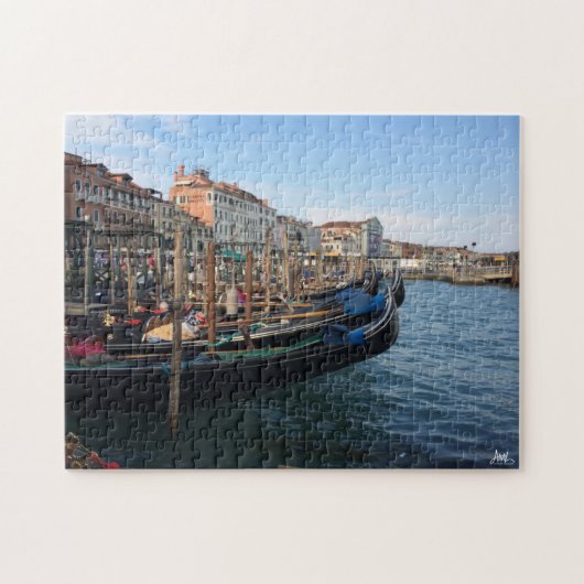 Venetian Gondolas Legpuzzel (Horizontaal)