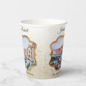 Venetian Gondolas Papieren Bekers (Rechts)