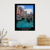Venetian Gondolas Poster (Keuken)