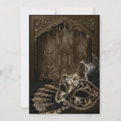 Venetian gothic Masquerade Party invitation (Dos)