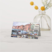 Venetian Grand Canal Place Card (Achterkant)