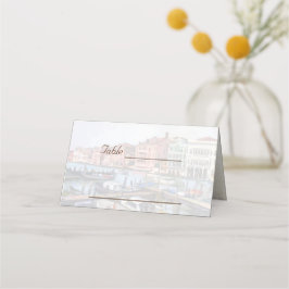 Venetian Grand Canal Place Card