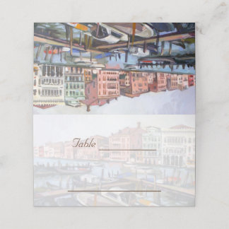 Venetian Grand Canal Place Card