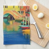 Venetian Lagoon - MURANO - panorama Theedoek (Quarter Fold)