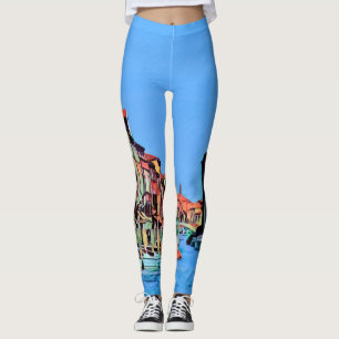 Venetian Lagoon - MURANO - uitzicht Leggings