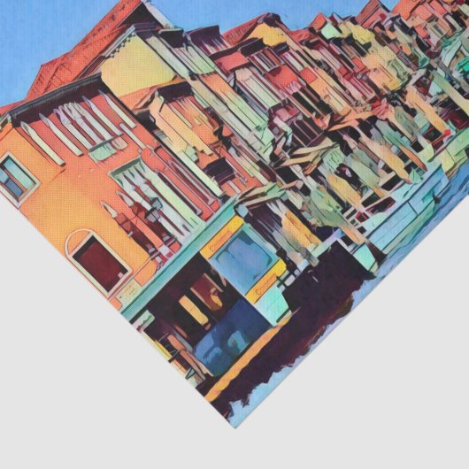 Venetian Lagoon - MURANO - uitzicht Tissuepapier (Detail)