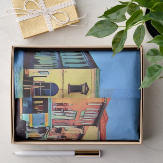 Venetian Lagoon - MURANO - uitzicht Tissuepapier (Geschenk)