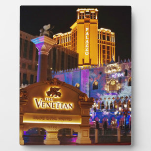 Venetian Las Vegas Decorative Evening Lights Fotoplaat