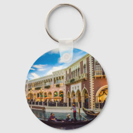Venetian Las Vegas Gondola Canal Architecture Sleutelhanger