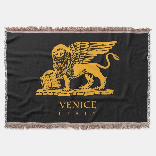 Venetian Lion Deken (Voorkant)