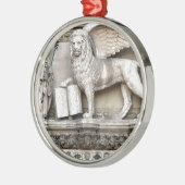 Venetian Lion Metalen Ornament (Links)