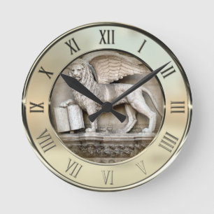 Venetian Lion Ronde Klok
