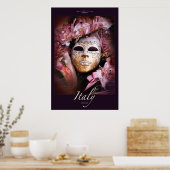 Venetian Mask Poster (Keuken)